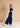 Donna-Rippstrick-Crop-Top Marineblau