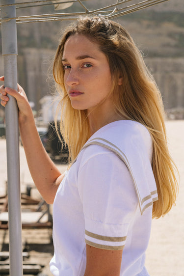 Vento-Matrosenshirt, Weiß