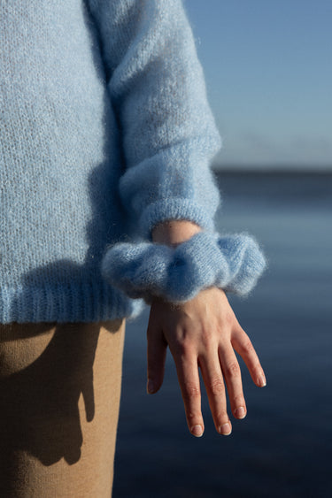 Melody Mohair-Haargummi Himmelblau