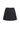Piccolo plissierter Minirock aus 100 % Merinowolle Schwarz meliert
