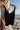 Mare Sommertasche aus 100 % Leinen Schwarz